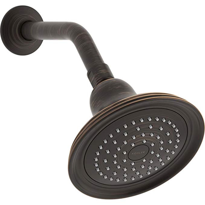 Kohler K-10391-2BZ Devonshire Single Function Showerhead, Oil Rubbed Bronze