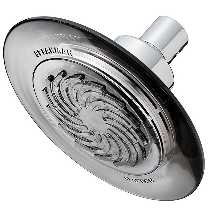 Speakman S-4002-E2 Reaction Fixed 2.0 GPM Shower Head, Smokey Gray