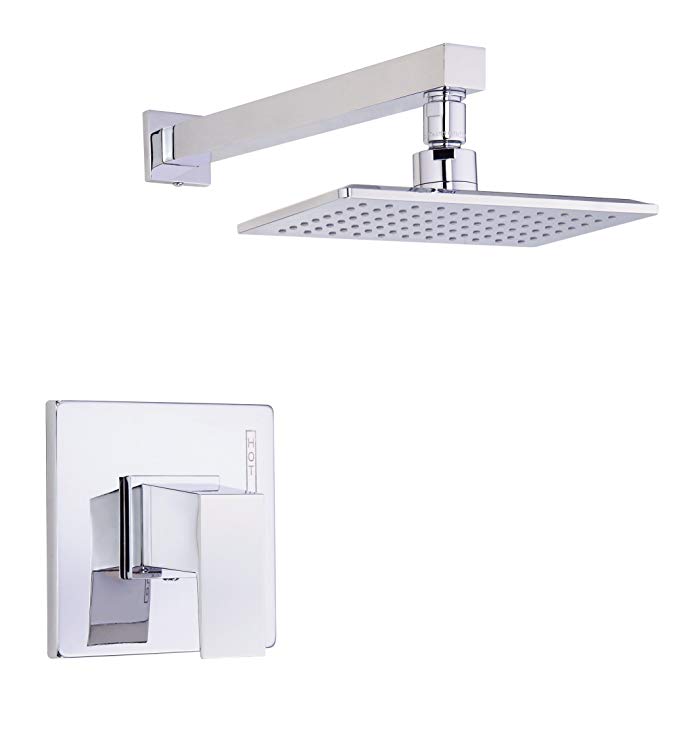 Danze D500562T Mid-Town Single Handle Shower Trim Kit, 2.5 GPM, Valve Not Included, Chrome