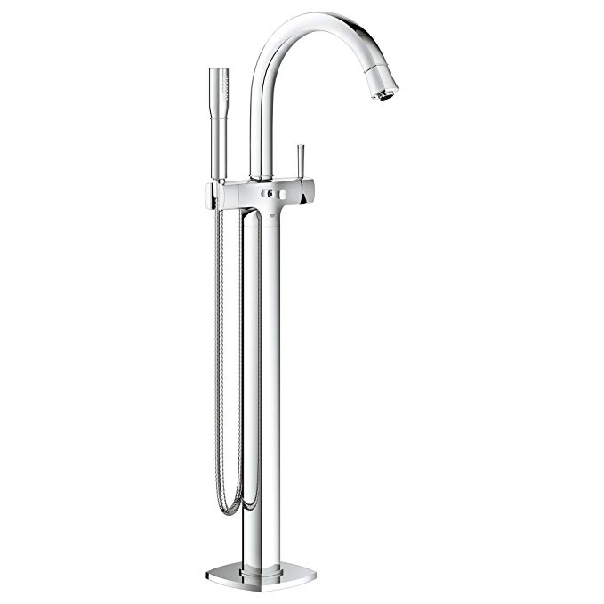 Grandera Floor Standing Tub Filler With Hand Shower