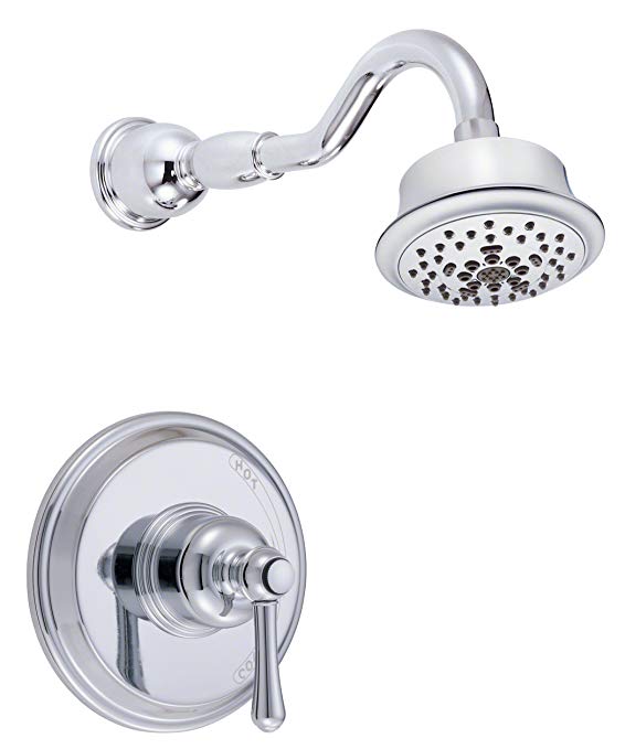 Danze D502857T Opulence Single Handle Shower Trim Kit, 2.5 GPM, Valve Not Included, Chrome