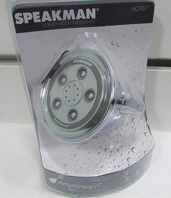 Speakman S-2005-HB-BP Hotel Anystream High Pressure Adjustable Shower Head, Polished Chrome