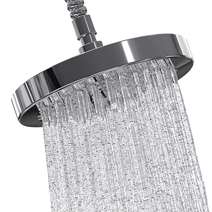 BEST LARGE RAINFALL SHOWER HEAD KIT for Women & Men, Heavy Duty 6