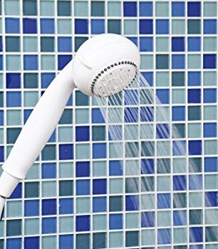 Lumex 12040 Everyday Hand Held Shower Head, Color White