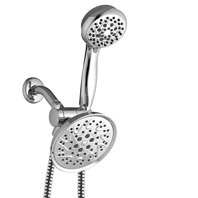 Waterpik VFC-133-653 PowerSpray 7-Mode Dual Rain Shower Head System