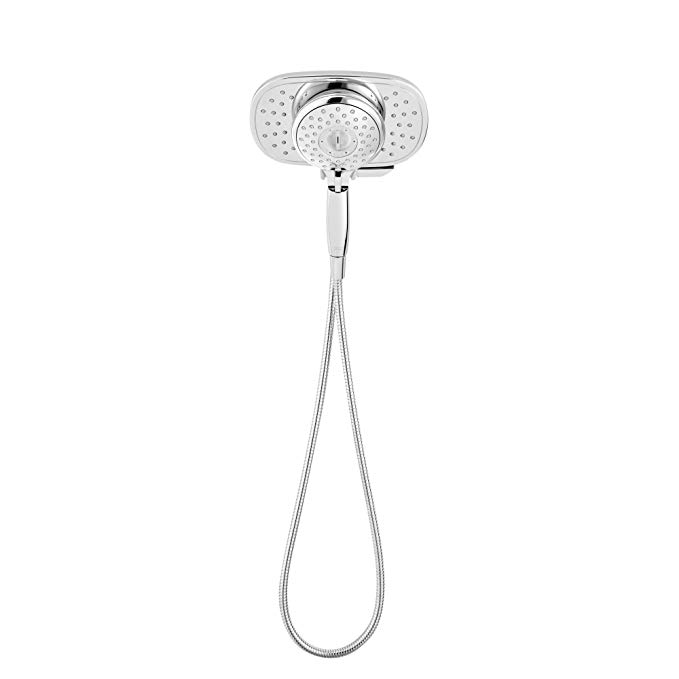 American Standard 9035254.002 Spectra+ Duo 4-Function 2-In-1 Shower Head, 2.5 GPM, Polished Chrome