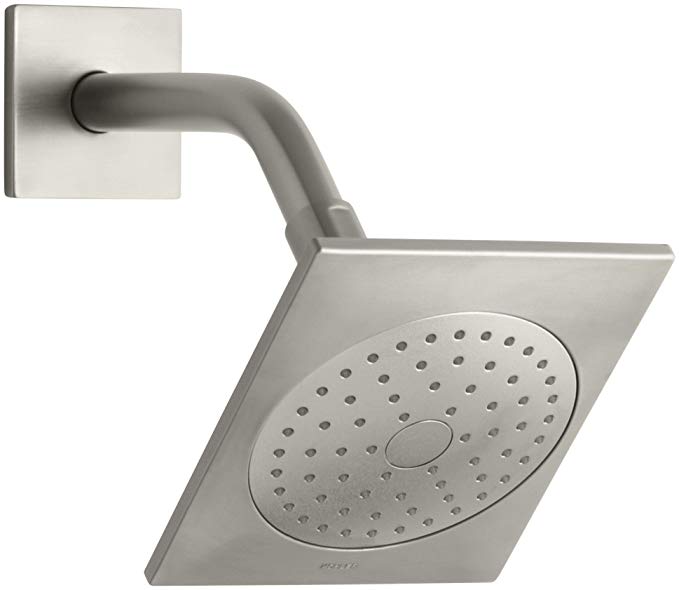 KOHLER K-14786-BN Loure Single-Function Showerhead, Vibrant Brushed Nickel