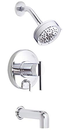 Danze D512058T Parma Single Handle Tub and Shower Trim Kit, 2.0 GPM, Valve Not Included, Chrome