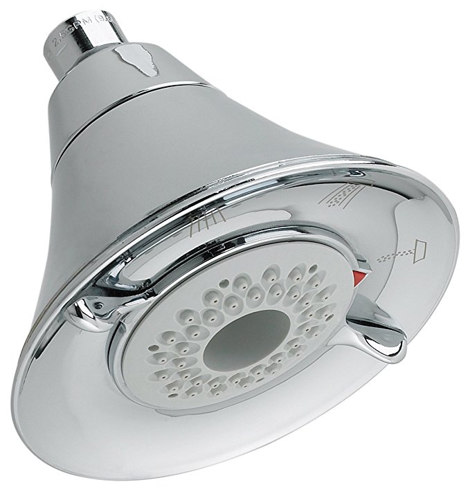 American Standard 1660.717.002 Flowise 3 Function Water-Saving Showerhead, Chrome