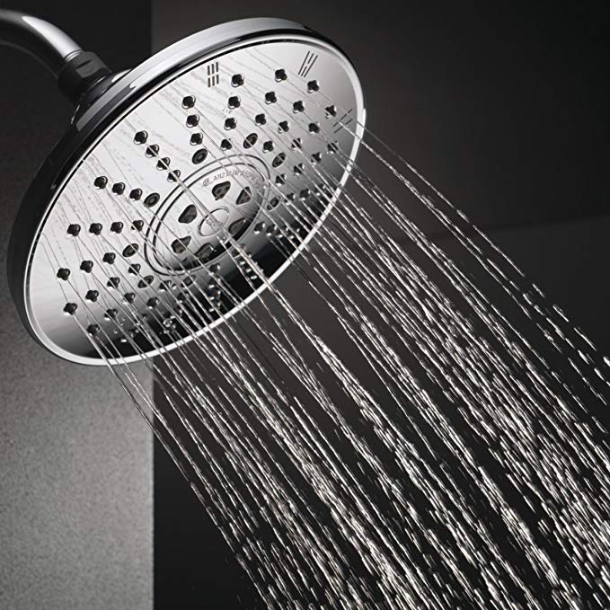 Delta 3-Spray Touch Clean Shower Head, Chrome 52680